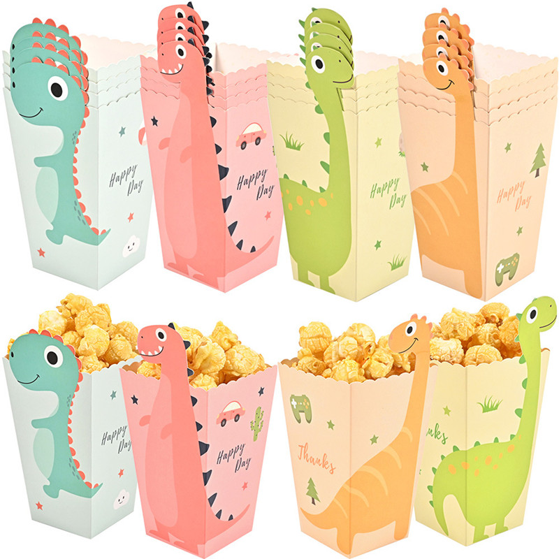 Science Of Happiness - 4Pcs 만화 공룡 상자 공룡 팝