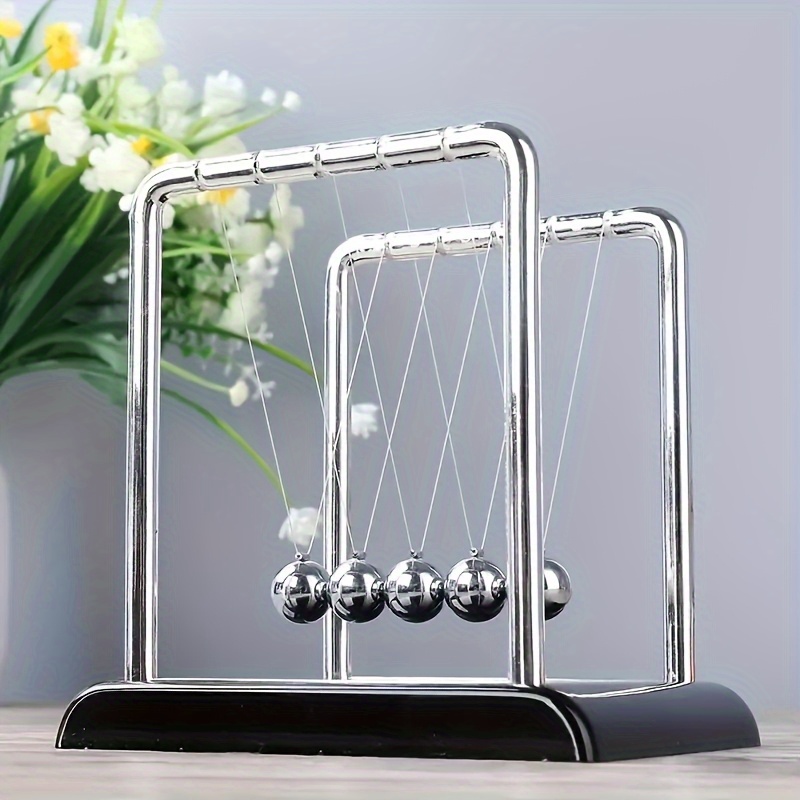 Newton Cradle Large - 클래식 뉴턴 크래들 금속 데스크탑 장식