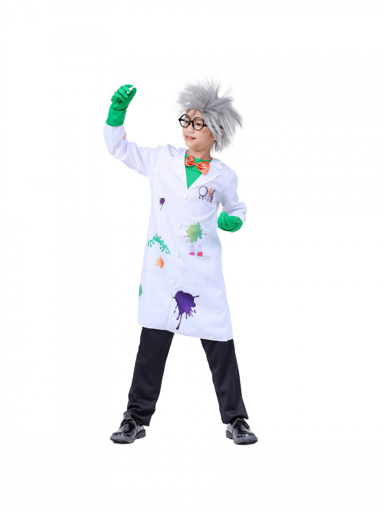 할로윈 미친 과학자 의상 어린이 공연 과학 실험 복장  - Science Nursery 리뷰 및 가격