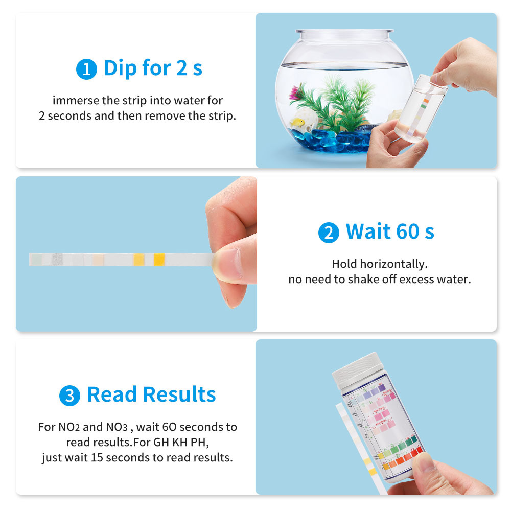 수질 테스트 스트립, 어항 암모니아 질소 니트라이트 테 - Water Testing Kit 리뷰 및 가격
