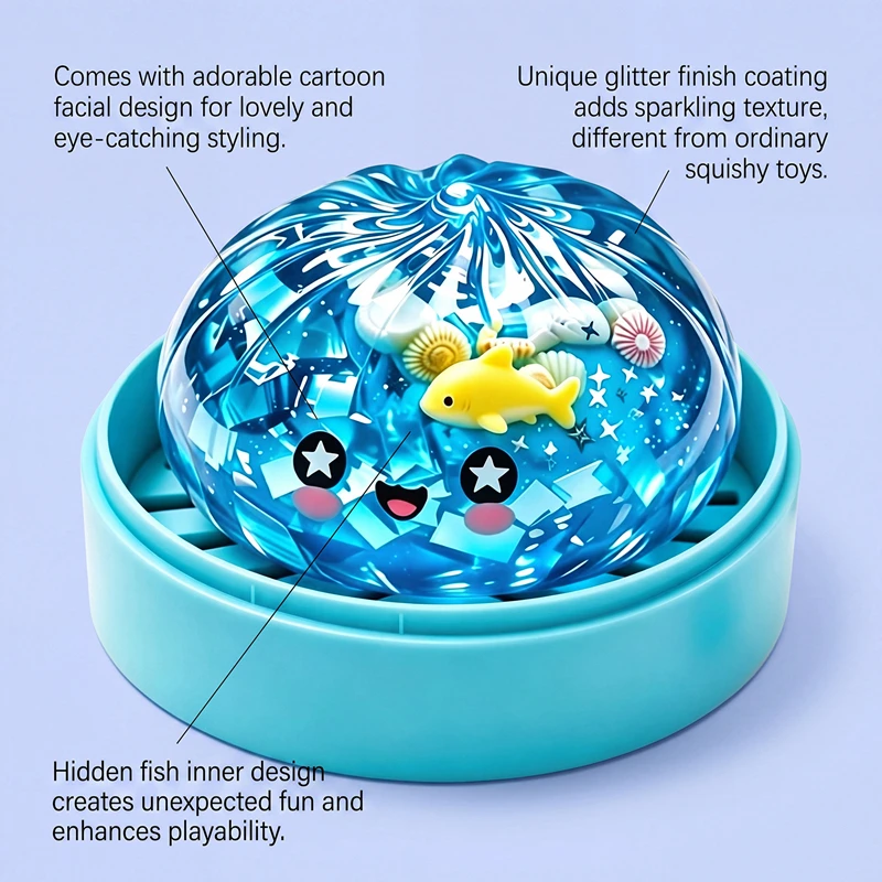 해양 동물 껍질 모양 찐빵 장난감 반짝이 진흙 재미있는 - Crystal Growing Kit 리뷰 및 가격