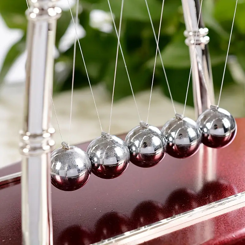 뉴턴 크래들 밸런스 스틸 볼 영구 운동 충돌 공 학교  - Newton Cradle Large 리뷰 및 가격
