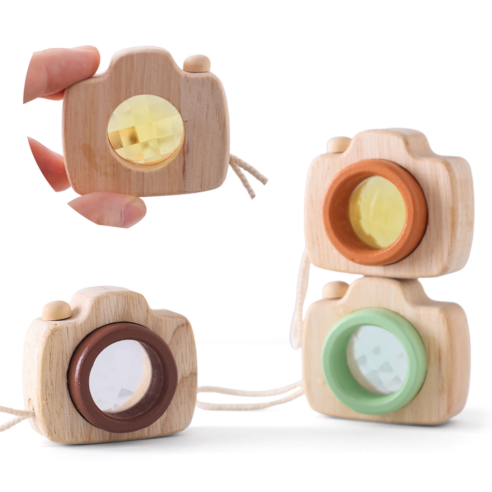 나무 돋보기 미니 카메라 모양의 간편한 손에 쥘 수 있 - Science Toys 리뷰 및 가격