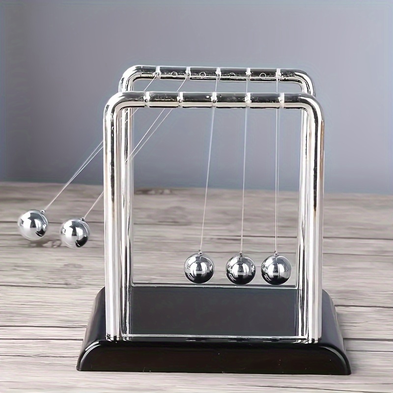 클래식 뉴턴 크래들 금속 데스크탑 장식 블랙 화이트 구 - Newton Cradle Large 리뷰 및 가격