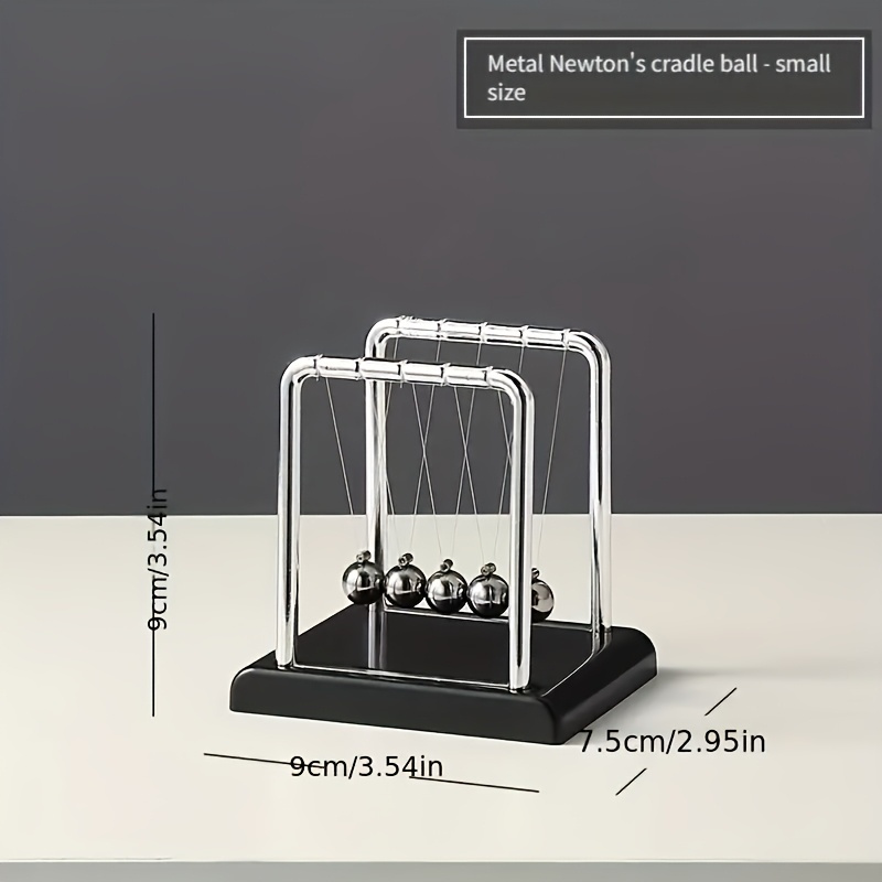 클래식 뉴턴 크래들 금속 데스크탑 장식 블랙 화이트 구 - Newton Cradle Large 리뷰 및 가격