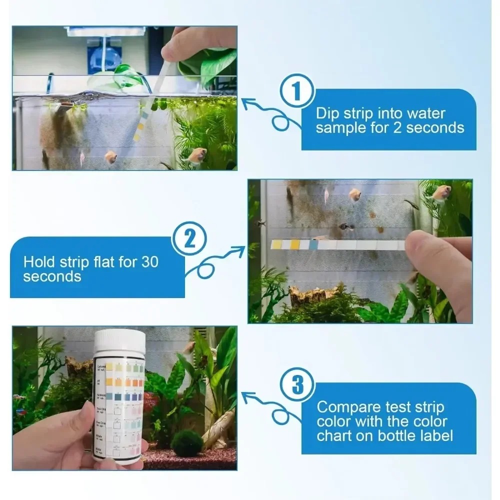 수족관 테스트 스트립 PH 품질 키트 담수 수영장 수족 - Water Testing Kit 리뷰 및 가격