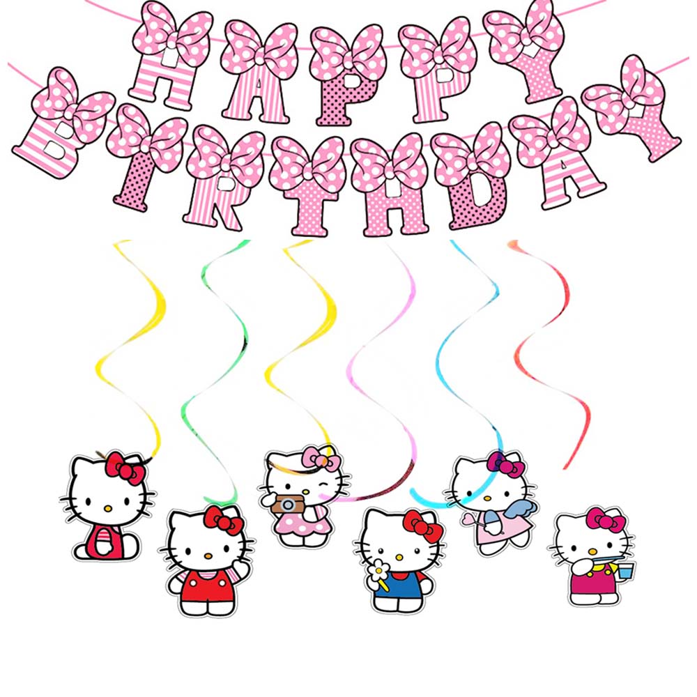 7/13pcs/set 산리오 헬로 키티 배너 스파이럴  - Science Of Happiness 리뷰 및 가격