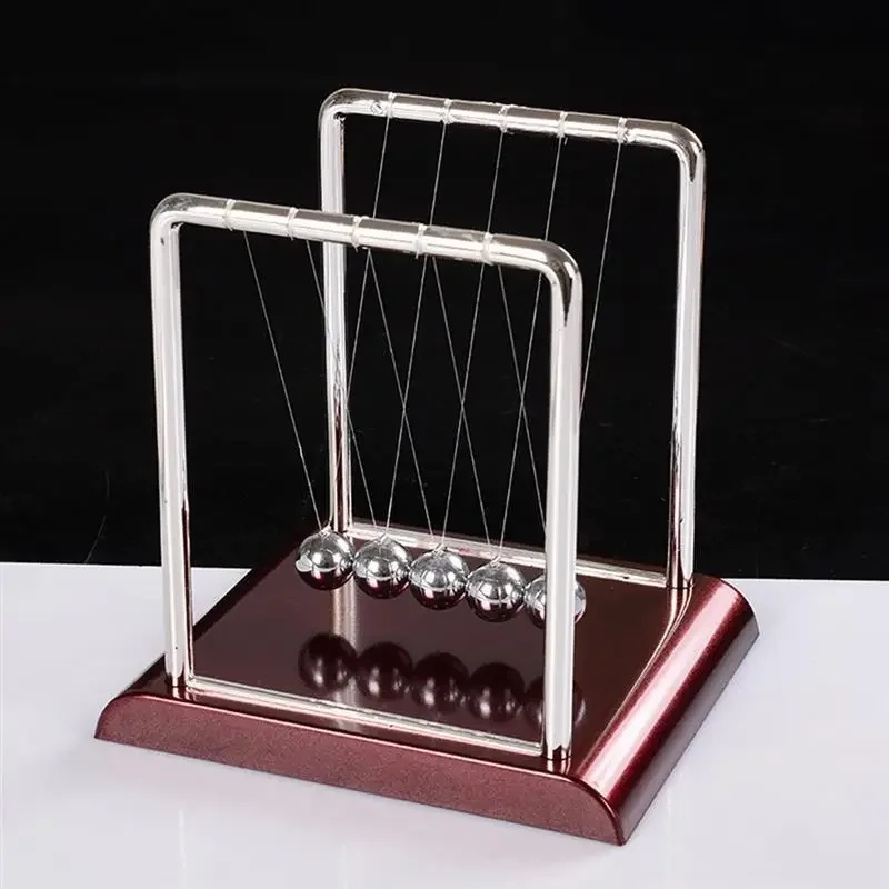 뉴턴 크래들 밸런스 스틸 볼, 영구 운동 충돌 진자 공 - Newton Cradle Large 리뷰 및 가격