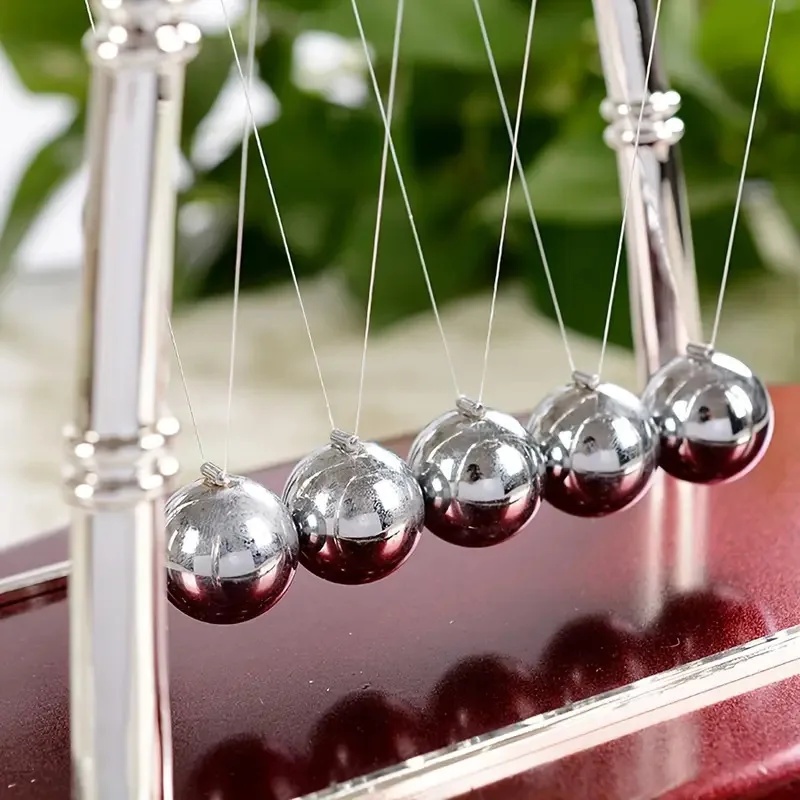 뉴턴 크래들 밸런스 스틸 볼, 영구 운동 충돌 진자 공 - Newton Cradle Large 리뷰 및 가격